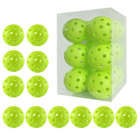 Fabricants professionnels de balles de pickleball dures approuvées par l'USAPA, résistantes aux fissures par temps froid, balles de pickleball 40 trous pour l'extérieur