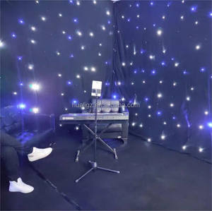 Telón de Fondo Navideño LED 2026 al por Mayor, con Control DMX, Ignífugo, en Blanco, Blanco Cálido y Azul, con B22, para Bodas - Product Image 1