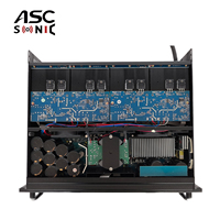 Amplificateur de puissance numérique DSP 4 canaux ASCSONIC DSP20KQ pour spectacle en plein air