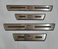 Protector de Umbral de Puerta Lateral para Hilux Revo Rogue Rocco 2016-2023 GR, Barra Protectora de ABS con Superficie de Aluminio