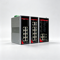 Switch industriel Gigabit non géré IN Rail, 2 ports optiques SFP, 4 ports électriques RJ45, switch réseau hybride pour la surveillance