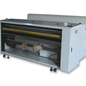 DOUBLE 100 Cost Effective Semi Automatic Industrial Uv Flatbed Curing Coating Machine For Advertising