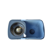 Outils de nettoyage de maison bâton de trapèze magique nettoyeur rotatif de sol balai à franges en acier inoxydable ensemble de seaux hélicoïdaux et serpillière 360