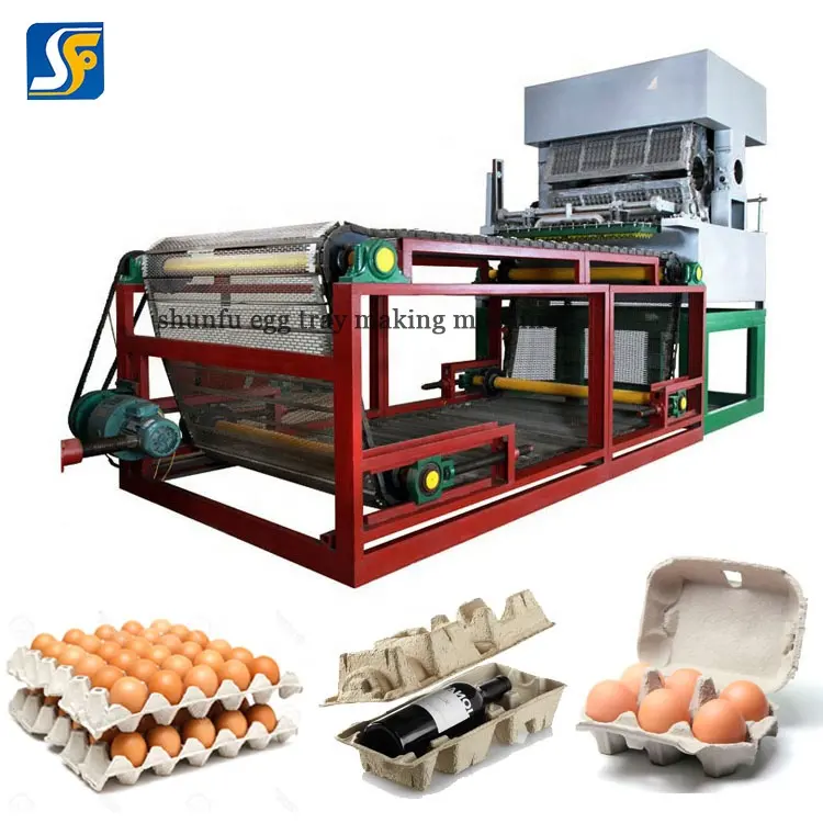 Автоматическая машина для производства лотков для яиц, установка для переработки бумажной целлюлозы