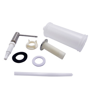 Hand Press Soap Dispenser 304 Stainless Steel Manual Control Easy Installation Kitchen Sink Dishwashing Basin - Product Image 1