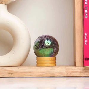 Esfera de Cristal de Esferalita Aura al por Mayor, Bola Decorativa Pulida de Feng Shui para el Hogar, Oficina y Regalo de Pascua - Product Image 2
