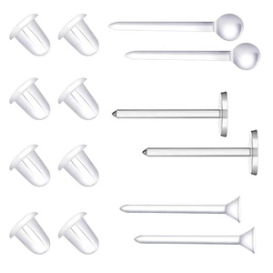 Lot de 14 embouts auriculaires transparents en bioplastique médical anti-chute pour le nez et les oreilles – Vente en gros - Product Image 1