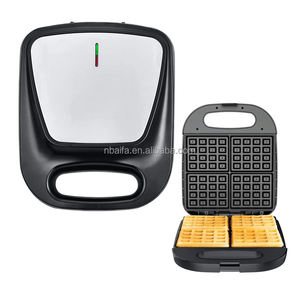 Aifa <span class=keywords><strong>Breskfast</strong></span> Tostadora Sandwich Waffle Mamool Churro Plates Fácil de limpiar Almacenamiento Eléctrico 4 rebanadas Sandwich Cutter Maker Machine - Product Image 1