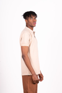 Polo de golf décontracté à manches courtes Oltex Trading 100% coton biologique de haute qualité 220 grammes - Product Image 4