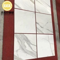 Carreau de marbre Calacatta Gold de 12 pouces x 24 pouces Tuile de 12 "x 12"