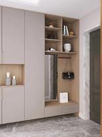 Armoire à chaussures moderne en bois personnalisable et étanche pour l'entrée des hôtels et des appartements