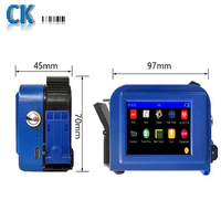 Imprimante à jet d'encre portable mini manuelle CODITECK 12,7 mm CK3-2 avec date, numéro de série, code QR, code-barres, logo, données variables, 600 DPI