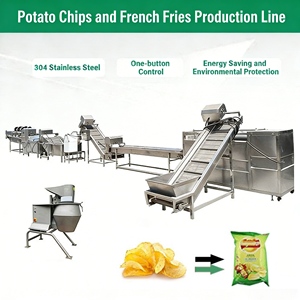 Complete Automatic Potato Chips &amp; French Fries Production Line Industrial Potato <strong>Processing</strong> <strong>Equipment</strong> - Product Image 3