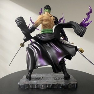 หุ่นอะนิเมะ <span class=keywords><strong>Zoro</strong></span> 24cm, หุ่นตัวการ์ตูน<span class=keywords><strong>1</strong></span>ชิ้นของสะสม PVC ของขวัญของเล่นตกแต่ง - Product Image 5