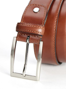 Fashionable Men Casual Leather Belt with Premium Finish Pin Buckle Adjustable <b>Soft</b> Waistband for <b>Jeans</b> Pants and Daily Use - Product Image 2