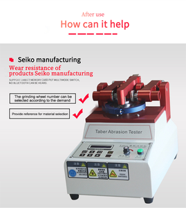 Liyi ASTM d4060 taber mài mòn Máy kiểm tra lớp phủ taber mài mòn kháng Tester - Product Image 3