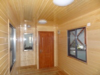 Cabane en bois préfabriquée, mini-maison, camping-car, caravane, maison mobile sur roues