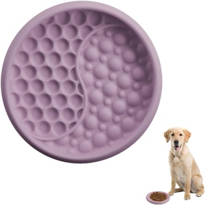 Nouveau bol en silicone pour chien, gamelle anti-glouton, tapis de léchage pour animaux, assiette nid d'abeille pour chien, bol anti-glouton pour l'alimentation lente - Product Image 1