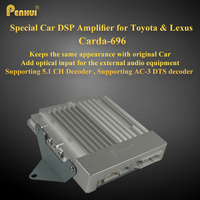 Amplificateur DSP de voiture 64W X 12 canaux pour Toyota et Lexus, système d'amélioration audio de voiture, modules karaoké, musique surround 5.1 canaux AC-3 DTS
