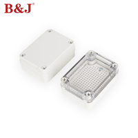 B & J 80*110*45mm taille couvercle gris extérieur électrique ABS plastique boîtier étanche boîtes de jonction