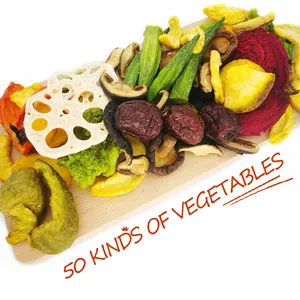 TTN中国販売健康乾燥根野菜野菜市場価格脱水混合野菜チップ