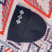 Accessoires d'hiver épaissis, bonnet en tricot uni pour le ski, bonnet chaud à logo personnalisé, vente chaude