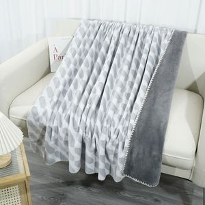 <b>Throw</b> Blanket, Grey Soft Fluffy Fleece Blankets <b>Throws</b>, Fuzzy Cozy Plush Flannel Blanket <b>for</b> <b>Couch</b>, Comfy Warm Bed Blanket - Product Image 3