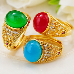 Vintage court style <b>adjustable</b> <b>ring</b>, classic design unisex daily wear jewelry - Product Image 4