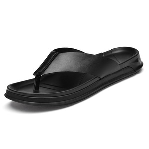Sandalias Planas de Verano para Hombre, de Gamuza Sintética Marrón, Punta Abierta, Antideslizantes, con Suela de EVA - Product Image 4