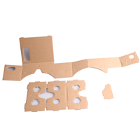 Approvisionnement direct usine VR1001 Lunettes de réalité virtuelle 3D en carton pour smartphone DIY Yiwu