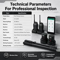 Medidor de Espesor de Pisos de Concreto, Detector de Losas, Aplicación con Transferencia Inalámbrica de Datos para Equipos de Inspección de Calidad en la Construcción