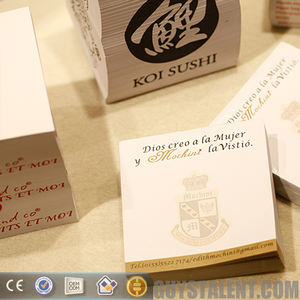 Professionale personalizzato stampato disegno riservato promozionale di carta scuola società sticky note book pad con voi logo - Product Image 6