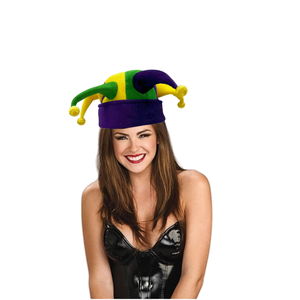 Vente chaude Bling Light-Up Jester Hat avec Bells Clown Hat pour les fêtes <span class=keywords><strong>de</strong></span> Mardi Gras et d'Halloween - Product Image 3