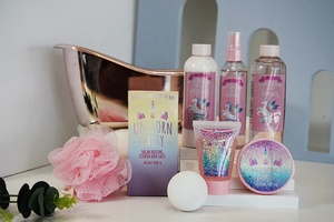 Personalizado al por mayor cuidado del cuerpo baño ducha <span class=keywords><strong>Spa</strong></span> Set accesorios belleza regalo Sets 8PCs Coffrets Cadeaux Box promocional bañera producto - Product Image 4