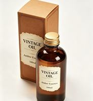 Boîte en carton parfumée, emballage pliable, boîte cadeau rigide en carton pour produits d'huiles essentielles