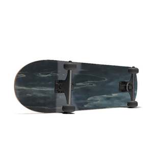 Vendita calda di colore nero macchia di <span class=keywords><strong>Skateboard</strong></span> completo di <span class=keywords><strong>Skateboard</strong></span> di stampa di Design personalizzato completo di camion e ruote - Product Image 2