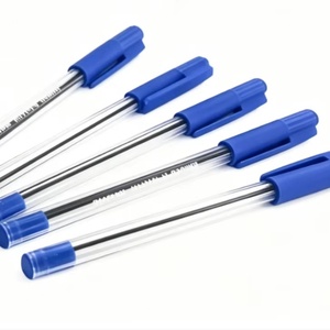 Stylo bille publicitaire coloré en plastique, fournitures scolaires, stylo bille de haute qualité, pas cher, avec 3 couleurs - Product Image 1