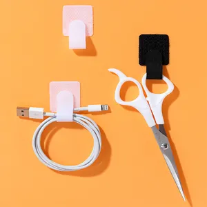 3M Self Adhesive Magic Hook Loop Fastener Tape Charging Line Storage Fixing Sticker Computer Data Cable Tie