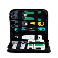 Pince à sertir professionnelle pour câbles réseau, en acier à haute teneur en carbone, kit d'outils manuels OEM pour le sertissage de fiches modulaires