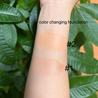 Fond de teint liquide mat SPF30 changeant de couleur, végan, waterproof, soin de la peau, marque privée