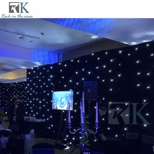 White and Blue <b>LED</b> <b>Star</b> Curtain Night Sky Shooting <b>Star</b> Cloth Screen Matrix Light Backdrop - Product Image 1