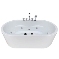 Baignoire à remous intérieure Jauczzier sur pied Spa Jakuzzy pour salle de bain moderne Jaguzzy Sexy baignoires japonaises