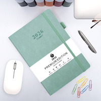 Carnet de planification A5 personnalisé en gros pour 2027 : Calendrier hebdomadaire, mensuel et annuel – Journal et carnet de notes en anglais