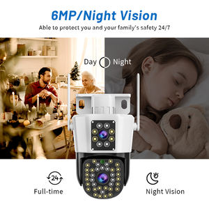 Cámara de Seguridad Inalámbrica Jortan FHD 6MP Wifi IP66 Impermeable PTZ CCTV <span class=keywords><strong>IP</strong></span> para Exteriores con Visión Nocturna, Tipo Bala, con Ranura para Tarjeta MICRO SD - Product Image 6