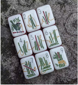 Mahjong américain de luxe pliable 7 couches en acrylique sculpté sur mesure 160 tuiles portable – Marchez avec <span class=keywords><strong>moi</strong></span> - Product Image 5