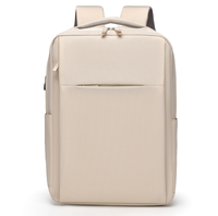 Sac à dos pour ordinateur portable étudiant moderne, imperméable, en tissu Oxford, couleur personnalisée, léger, avec fermeture éclair, grande capacité