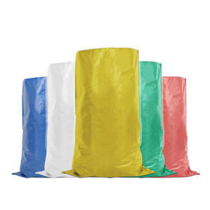 Sac d'emballage de déménagement en polyéthylène laminé tissé épaissi, imperméable, double couche, motif peau de <span class=keywords><strong>serpent</strong></span>, pour logistique express, jaune et blanc - Product Image 1