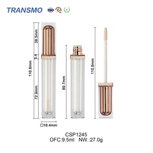 Lip Gloss Empty Tube square Lip Gloss Tube Packaging <b>Lipgloss</b> Tube Container Lip Gloss Vendor - Product Image 2