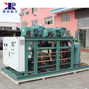 HSN7471-75 Làm Mát Bằng Không Khí Nhiệt Độ Thấp 2 Máy Nén Trục Vít Paralled Đơn Vị Ngưng Tụ Paralled - Product Image 4