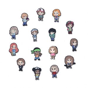 Novedad 2026: Charms para Zuecos de <span class=keywords><strong>Stranger</strong></span> <span class=keywords><strong>Things</strong></span>, el Clásico de Montañas y Ríos. Charms de PVC de Diseño para Zapatos al por Mayor. - Product Image 2